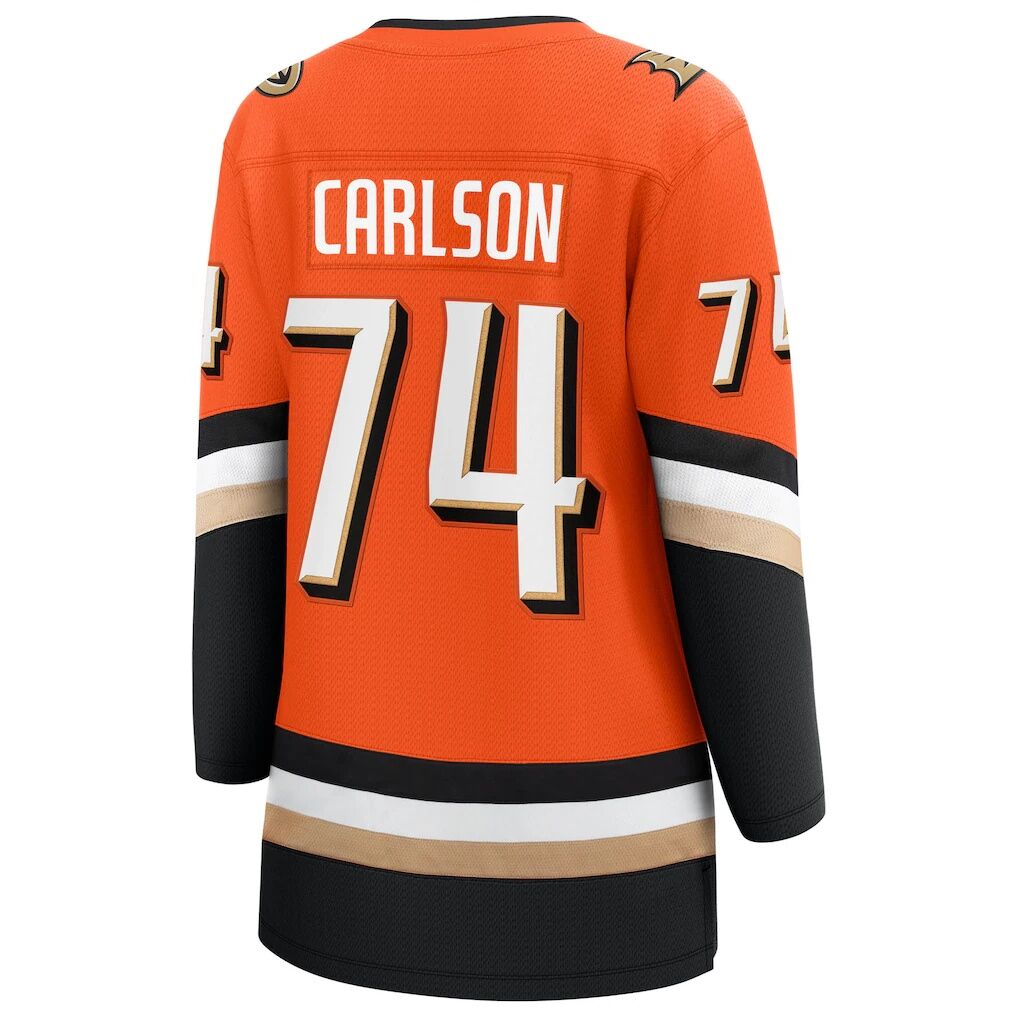 John Carlson Anaheim Ducks Fashion7 Women's Home Breakaway Jersey