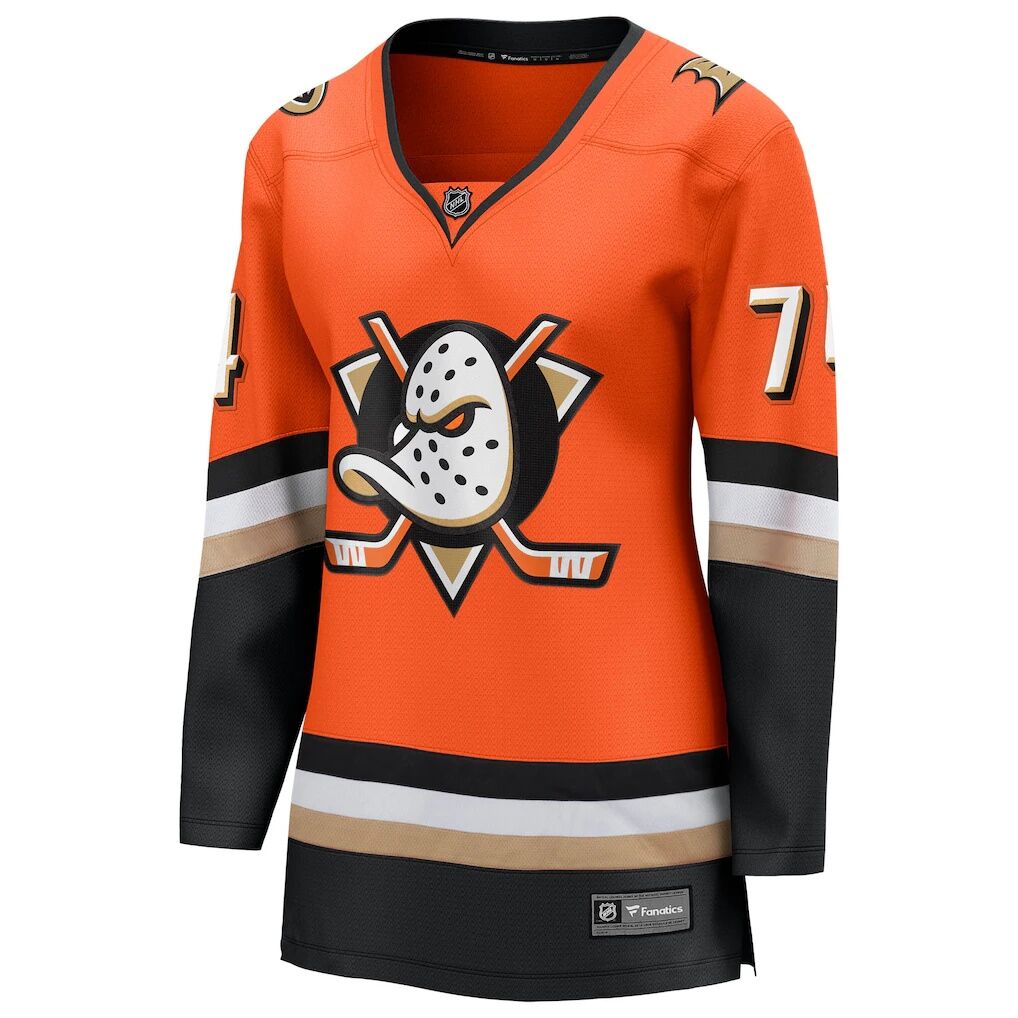 John Carlson Anaheim Ducks Fashion7 Women's Home Breakaway Jersey