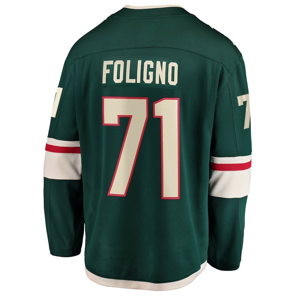 Nick Foligno Minnesota Wild Fashion7 Home Breakaway Jersey