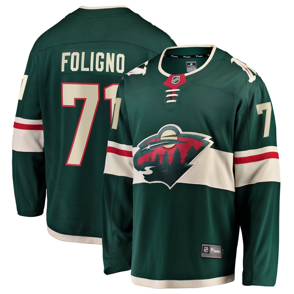 Nick Foligno Minnesota Wild Fashion7 Home Breakaway Jersey