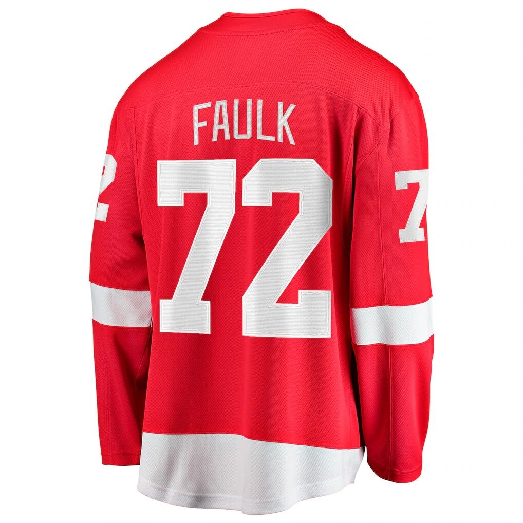 Justin Faulk Detroit Red Wings Fashion7 Home Breakaway Jersey