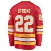 Ryan Strome Calgary Flames Fashion7 Home Breakaway Jersey - Red - Detail View
