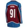 Nazem Kadri Colorado Avalanche Fashion7 Women's Home Breakaway Jersey - - Detail View