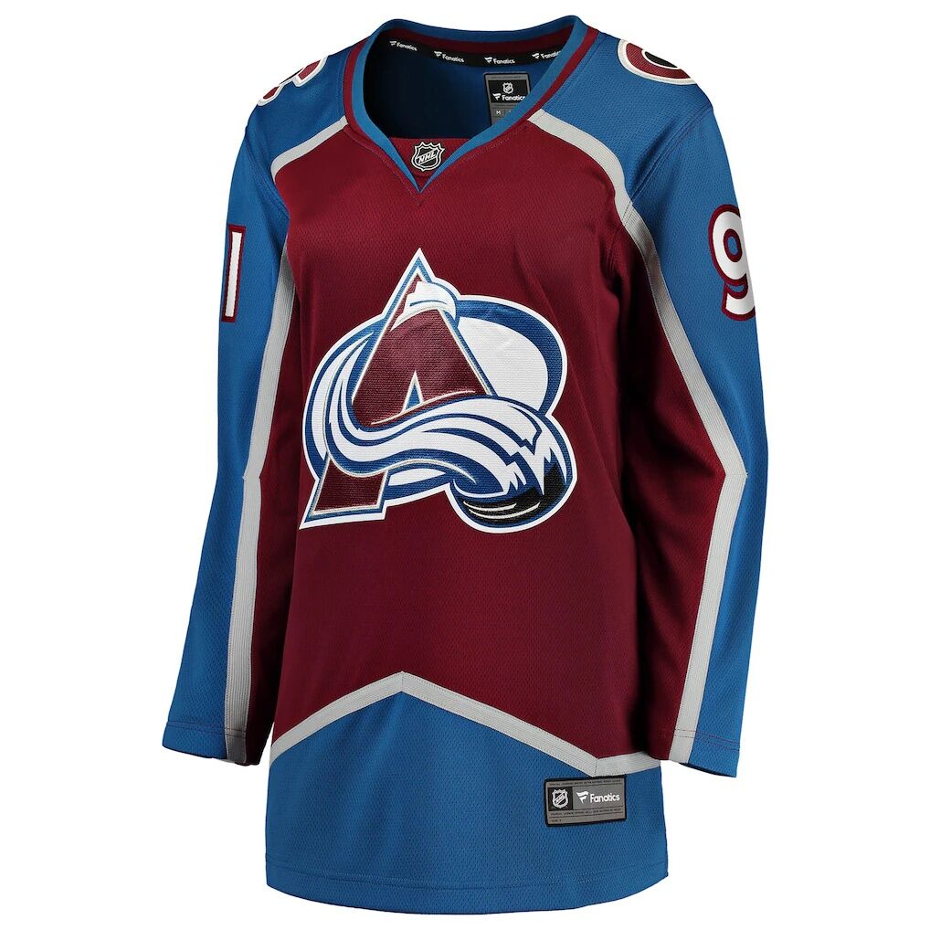Nazem Kadri Colorado Avalanche Fashion7 Women's Home Breakaway Jersey - Burgundy