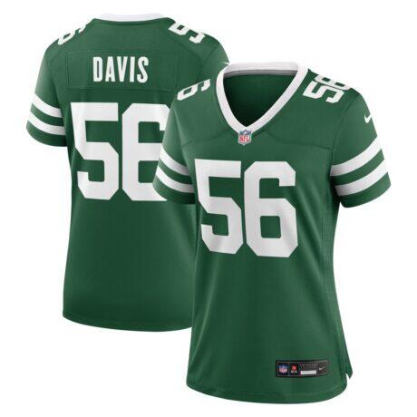 Demario Davis New York Jets Nike Women's Team Game Jersey - - Front View