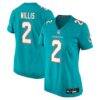 Malik Willis Miami Dolphins Nike Women's Game Jersey - - Front View