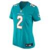 Malik Willis Miami Dolphins Nike Women's Game Jersey - - Side View