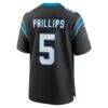 Jaelan Phillips Carolina Panthers Nike Game Jersey - Black - Detail View