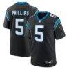 Jaelan Phillips Carolina Panthers Nike Game Jersey - Black - Front View