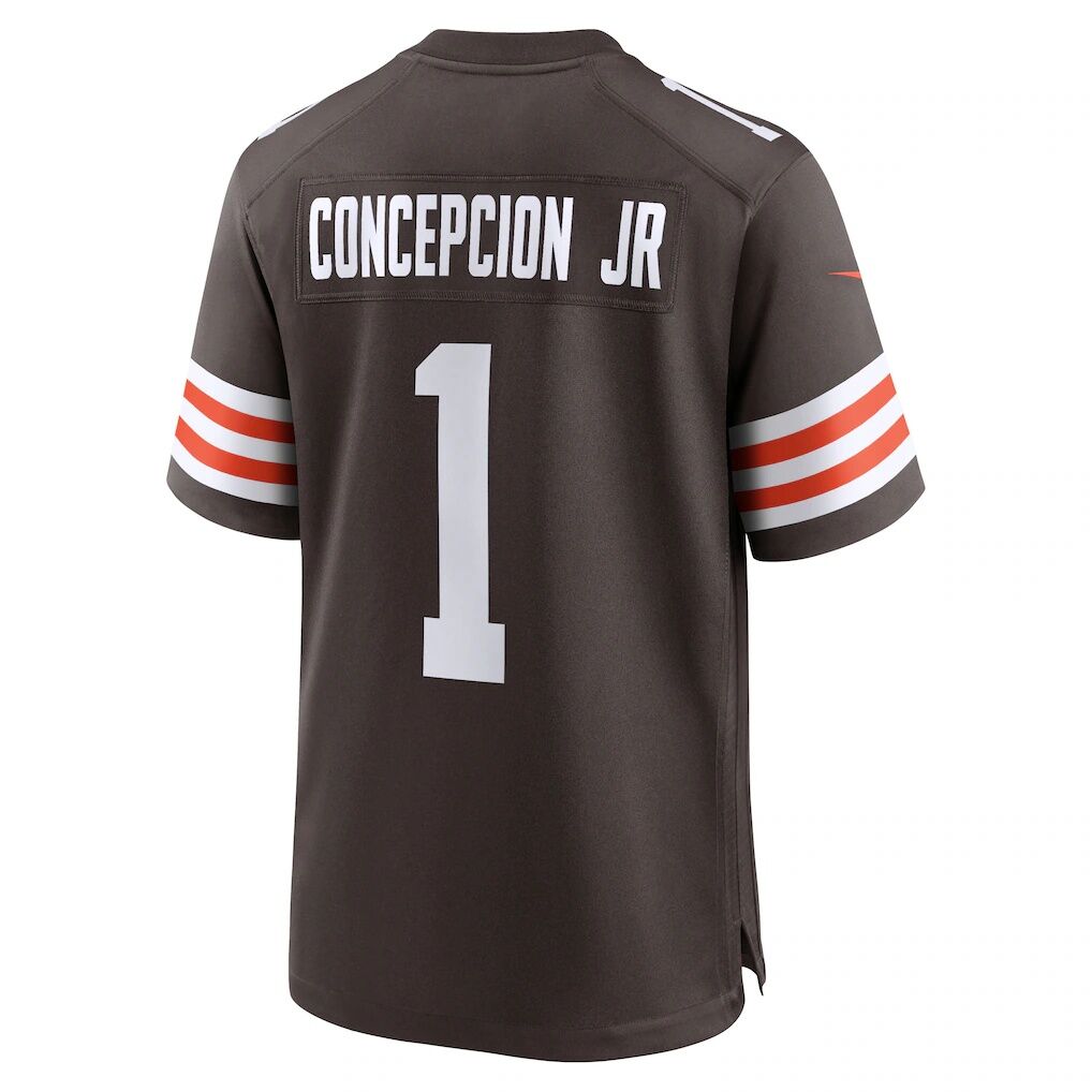 KC Concepcion Cleveland Browns Nike 2026 NFL Draft First Round Pick No. 24 Team Game Jersey