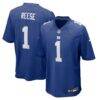 Arvell Reese New York Giants Nike 2026 NFL Draft First Round Pick No. 5 Team Game Jersey - - Front View