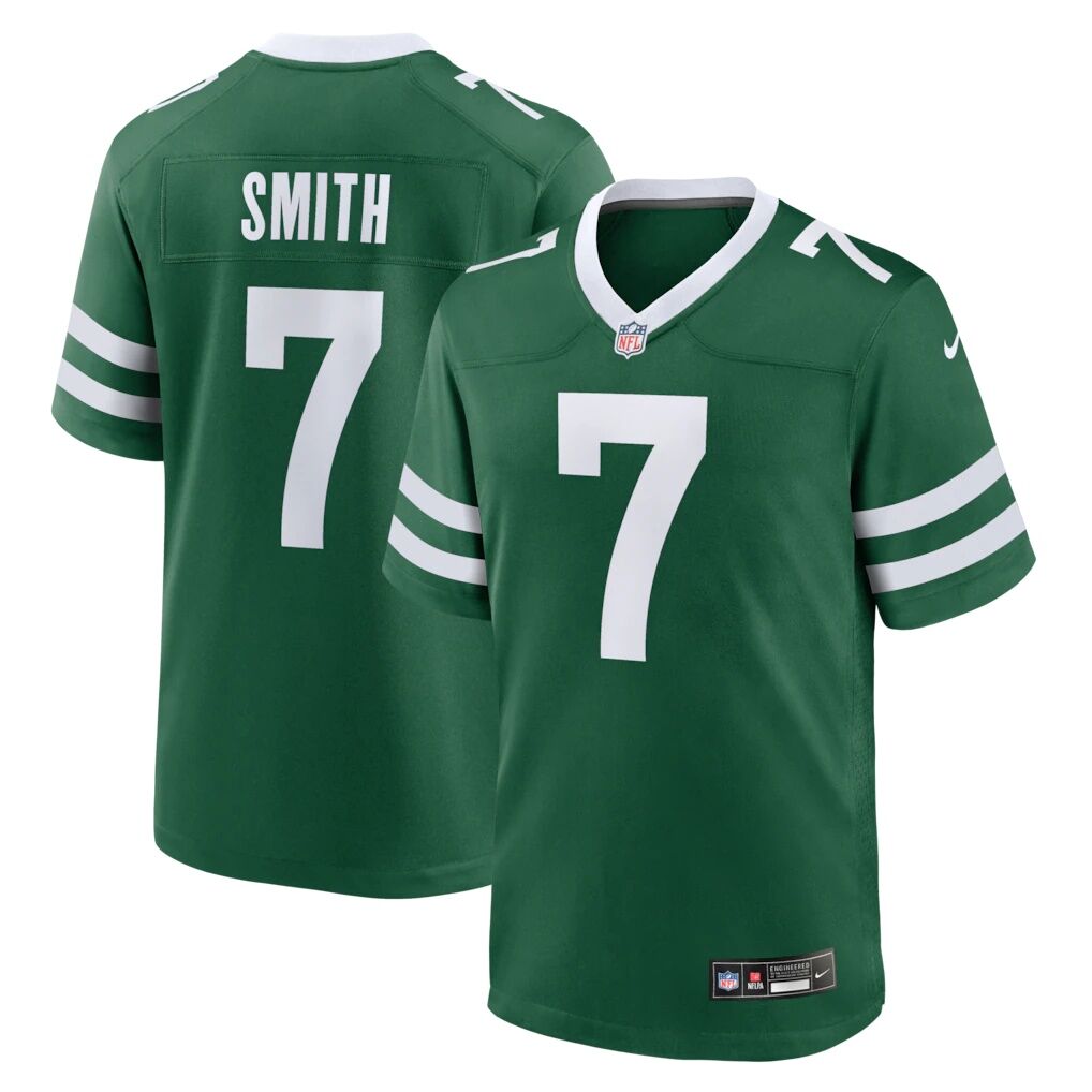 Geno Smith New York Jets Nike Game Jersey - Legacy Green