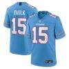 Keldric Faulk Tennessee Titans Nike 2026 NFL Draft First Round Pick No.31 Game Jersey - - Front View