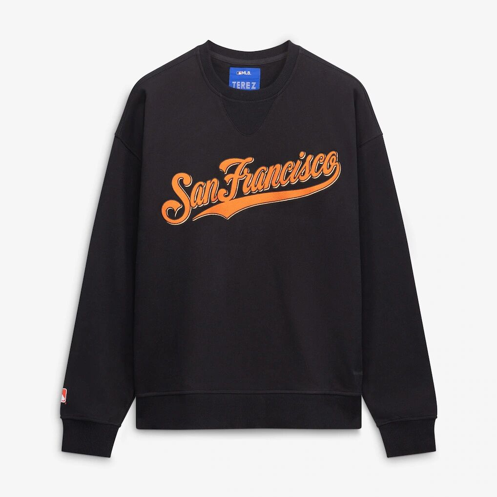 San Francisco Giants Terez Women's Cloud Embossed Sweatshirt