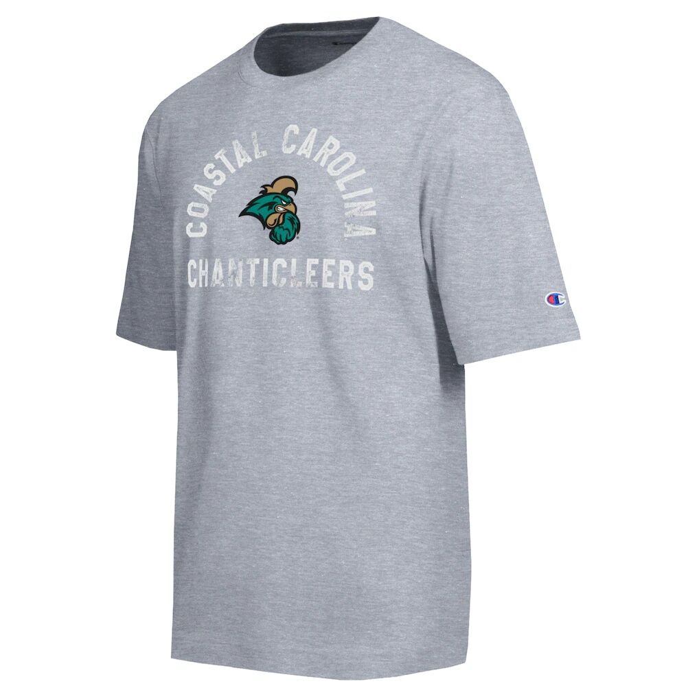 Coastal Carolina Chanticleers Champion Weathered Team T-Shirt - Heather Gray