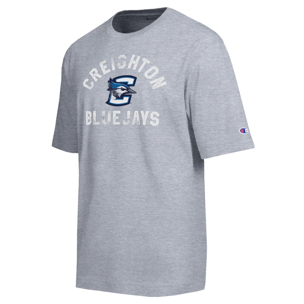 Creighton Bluejays Champion Weathered Team T-Shirt - Heather Gray
