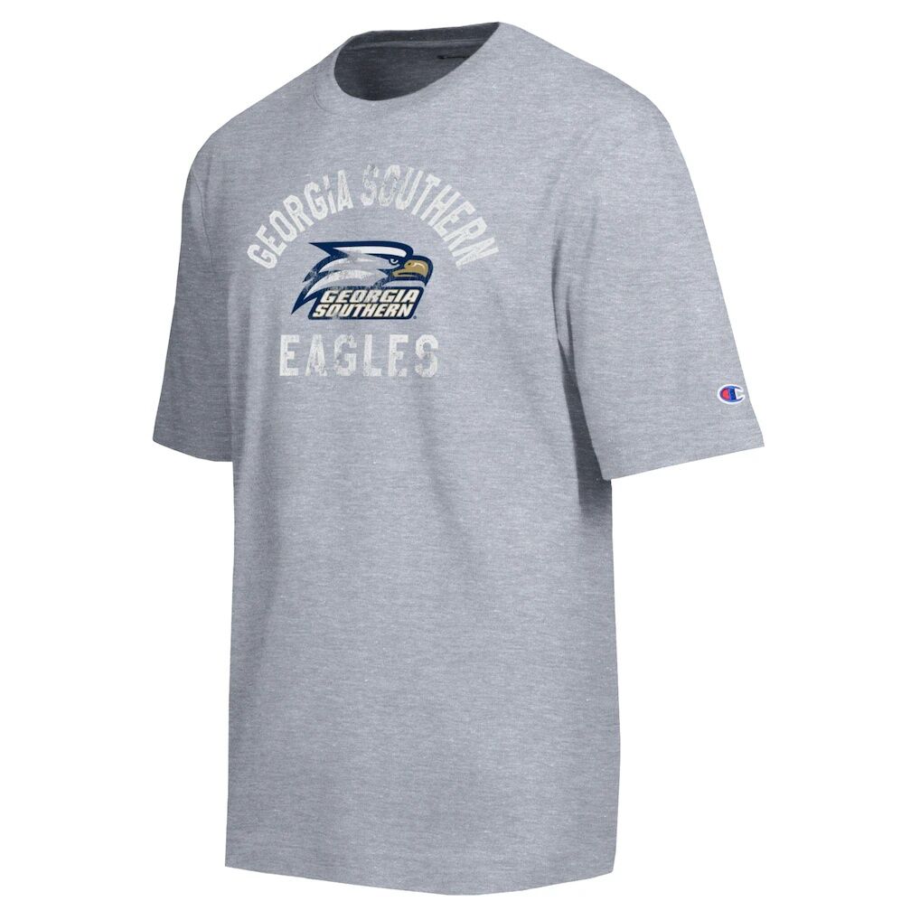 Georgia Southern Eagles Champion Weathered Team T-Shirt - Heather Gray