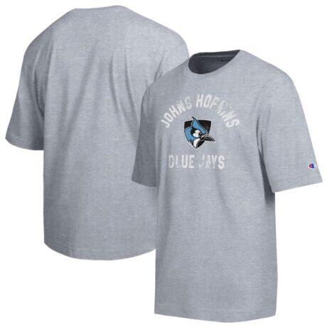Johns Hopkins Blue Jays Champion Weathered Team T-Shirt - - Front View