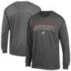 Boston University Champion Team Long-Sleeve T-Shirt - Black - Front View