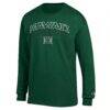 Hawaii Rainbow Warriors Champion Team Long-Sleeve T-Shirt - Green - Side View