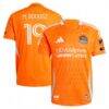 Mateusz Bogusz Houston Dynamo FC adidas 2025 Season 20 On-Field Authentic Jersey - Orange - Front View