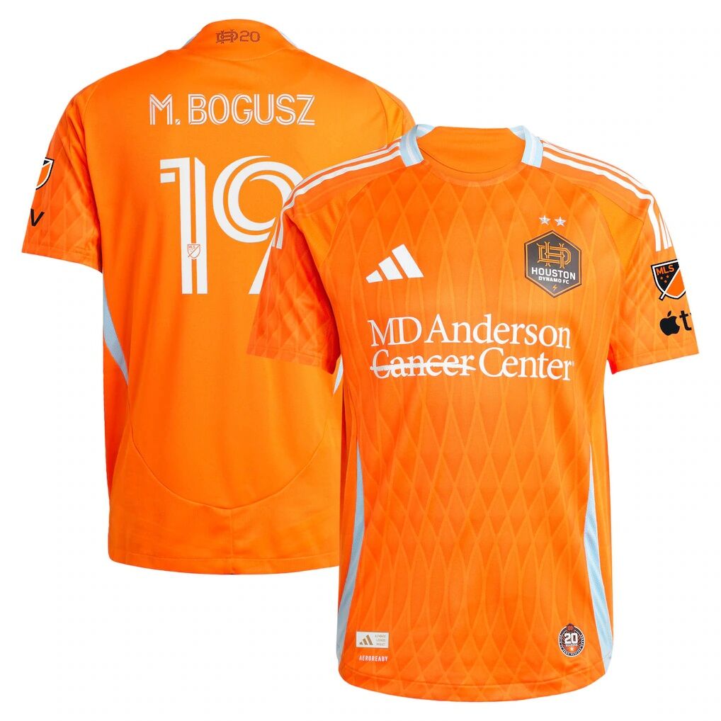 Mateusz Bogusz Houston Dynamo FC adidas 2025 Season 20 On-Field Authentic Jersey