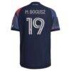 Mateusz Bogusz Houston Dynamo FC adidas 2026 Mission Control On-Field Authentic Patch Jersey - Blue - Detail View