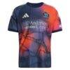 Jack McGlynn Houston Dynamo FC adidas 2026 Mission Control On-Field Authentic Patch Jersey - Blue - Side View