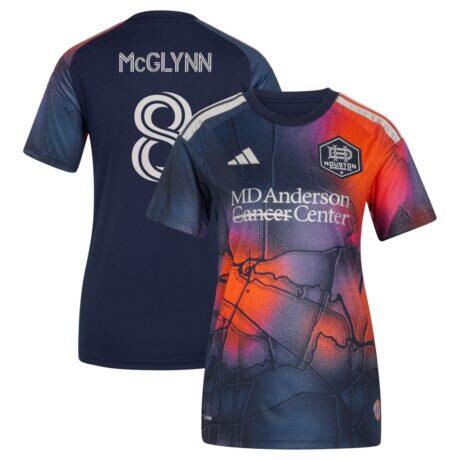 Jack McGlynn Houston Dynamo FC adidas Women's 2026 Mission Control Replica Jersey - Blue - Front View