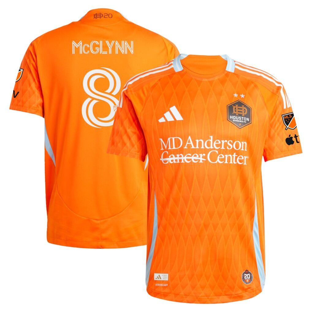 Jack McGlynn Houston Dynamo FC adidas 2025 Season 20 On-Field Authentic Jersey