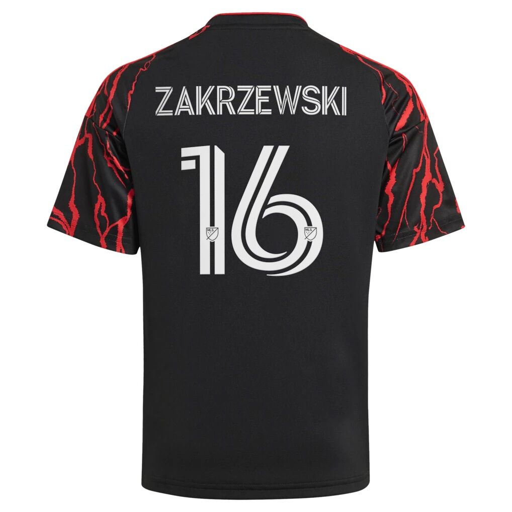 Julian Hall New York Red Bulls adidas Youth 2026 The Rooted Kit Replica jersey
