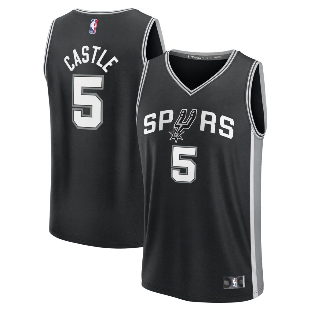Stephon Castle San Antonio Spurs Fashion7 Youth Fast Break Jersey – Icon Edition