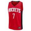 Kevin Durant Houston Rockets Fashion7 Youth Fast Break Jersey - Red - Alt1