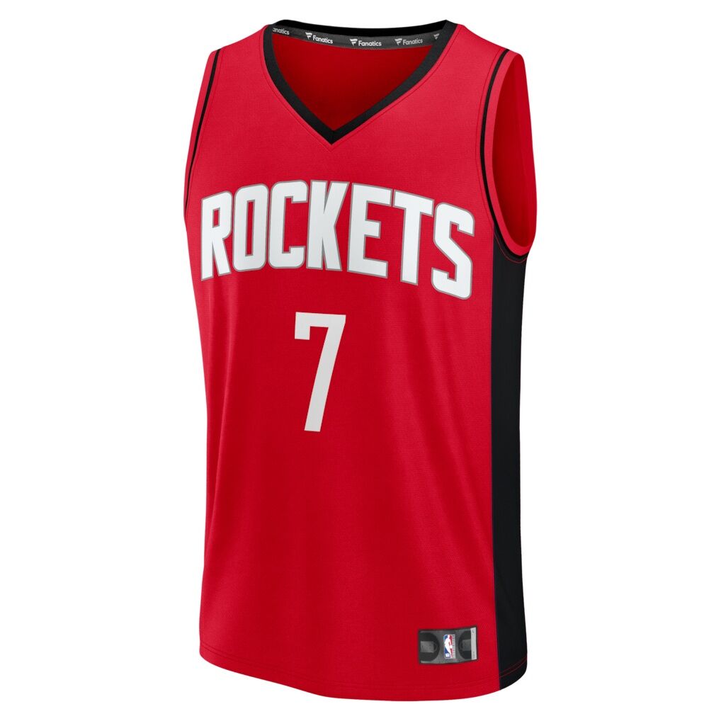 Kevin Durant Houston Rockets Fashion7 Youth Fast Break Jersey - Icon Edition