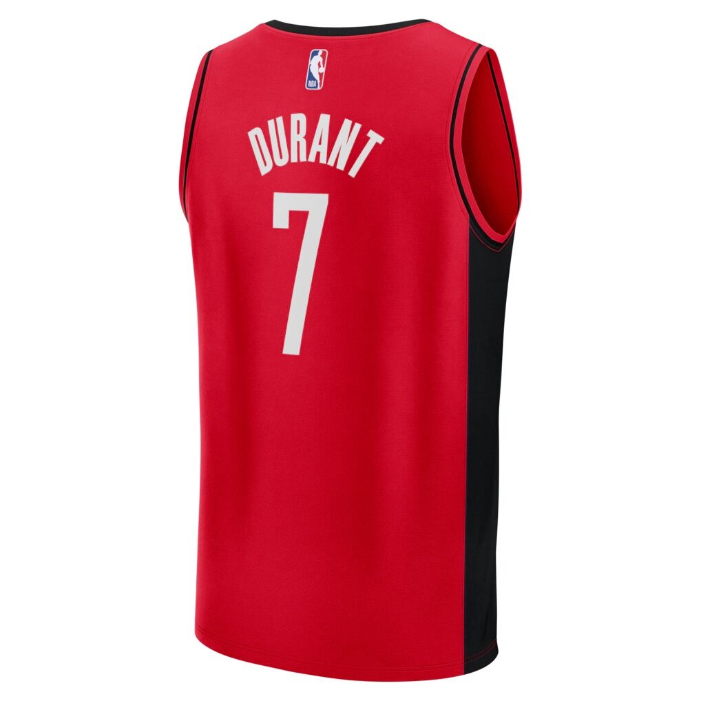 Kevin Durant Houston Rockets Fashion7 Youth Fast Break Jersey - Icon Edition