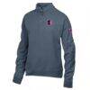 St. Louis CITY SC Logo ComfortWash Fleece Quarter-Zip Jacket - Blue - Side View
