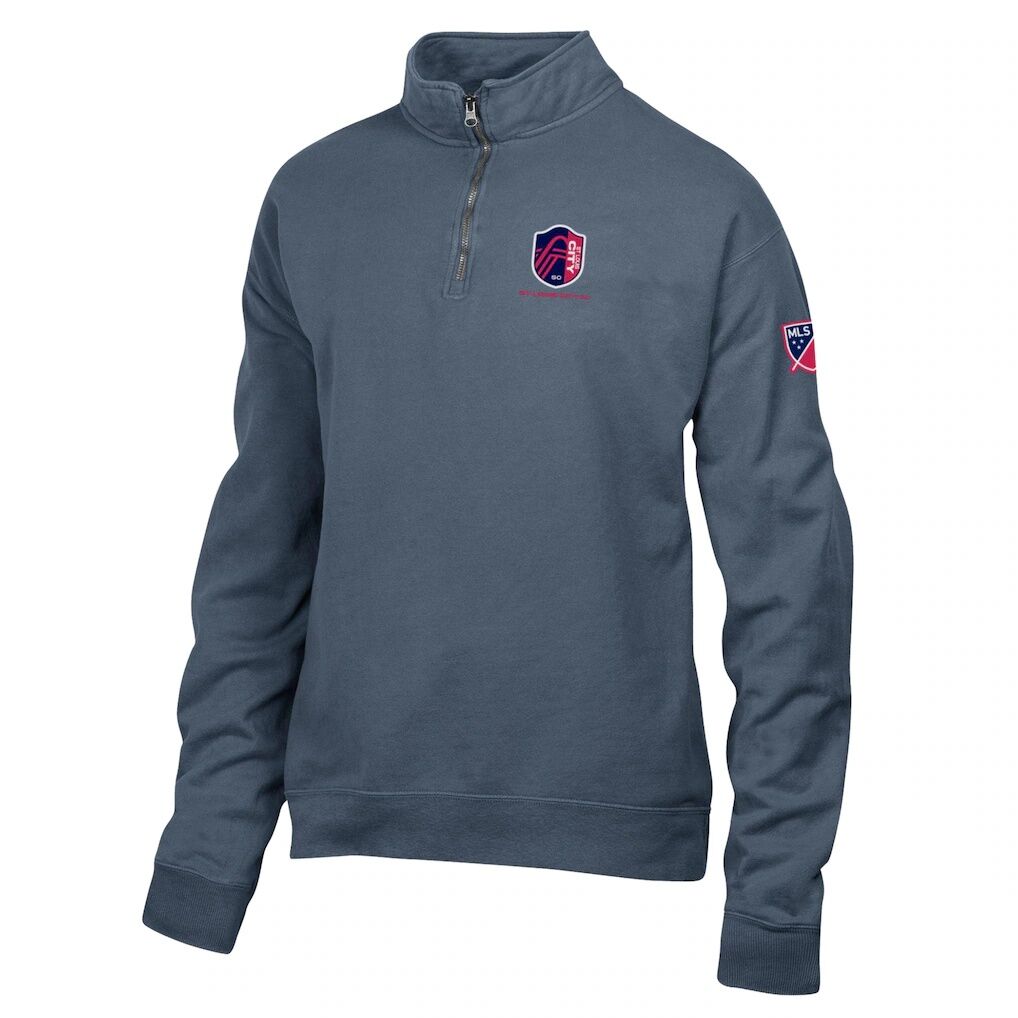 St. Louis CITY SC Logo ComfortWash Fleece Quarter-Zip Jacket