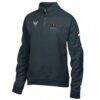 Inter Miami CF Logo ComfortWash Fleece Quarter-Zip Jacket - Black - Side View