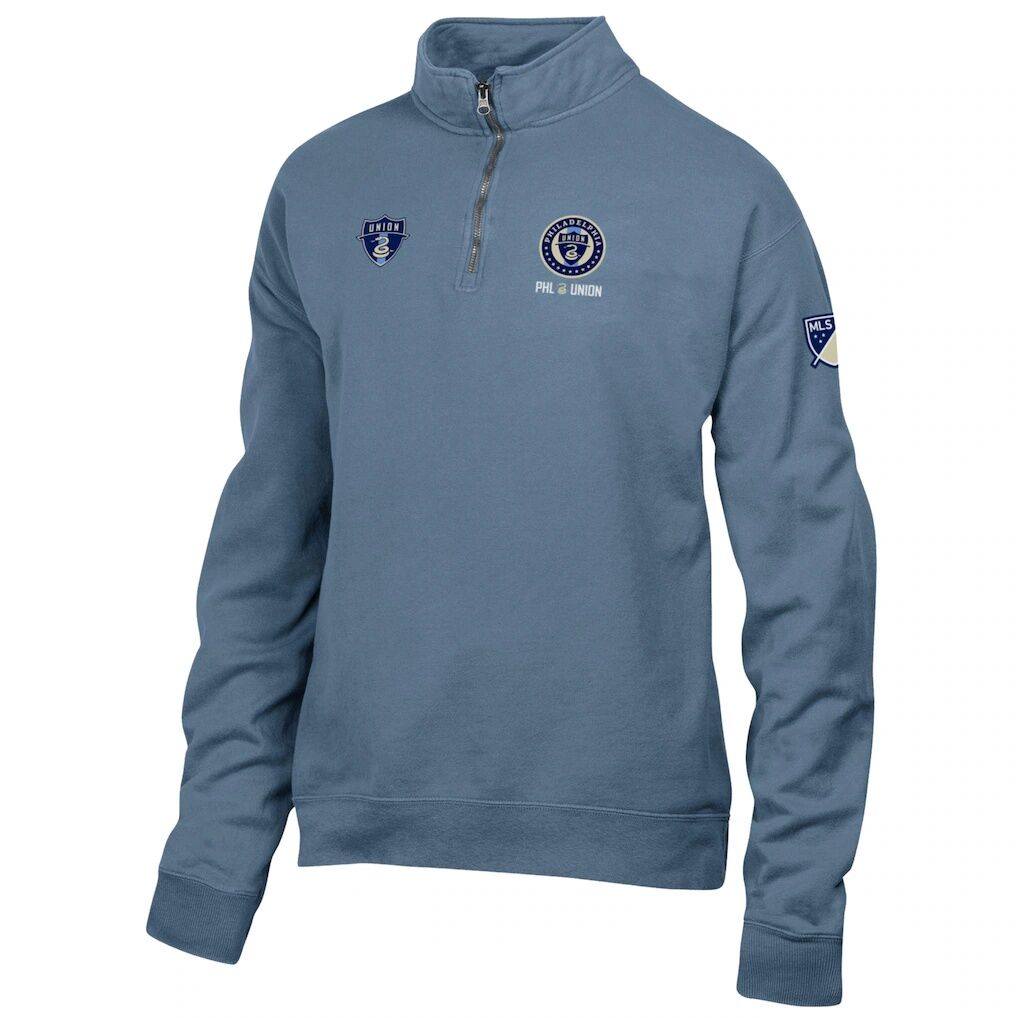 Philadelphia Union Logo ComfortWash Fleece Quarter-Zip Jacket