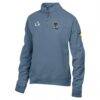 LA Galaxy Logo ComfortWash Fleece Quarter-Zip Jacket - Blue - Side View