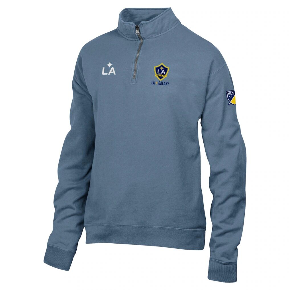 LA Galaxy Logo ComfortWash Fleece Quarter-Zip Jacket
