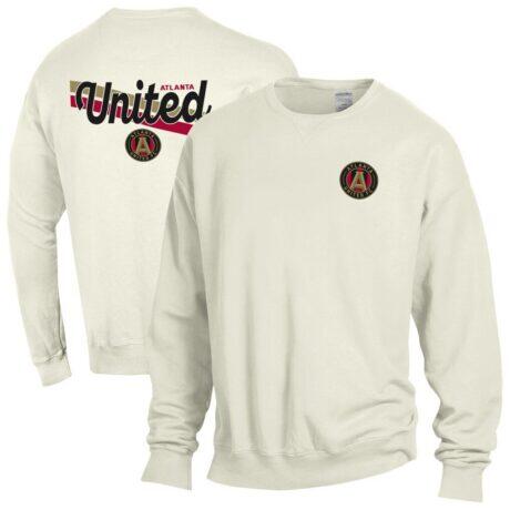Atlanta United FC Fleece Sweatshirt - Cream - Front View