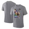 Ace Bailey Utah Jazz Topps Home Court Tri-Blend T-Shirt - Gray - Front View