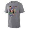 Ace Bailey Utah Jazz Topps Home Court Tri-Blend T-Shirt - Gray - Side View