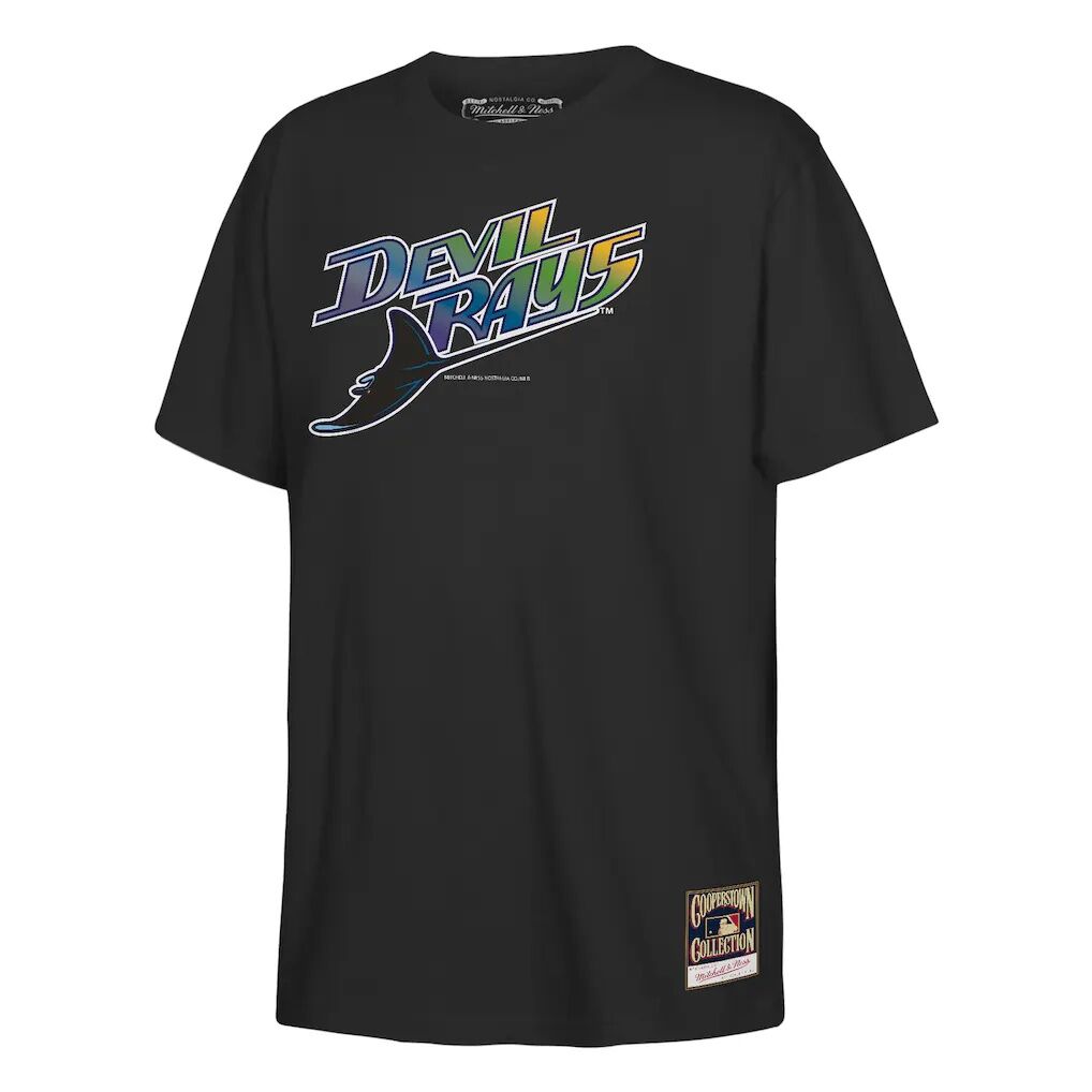 Tampa Bay Rays Mitchell & Ness Youth Retro Logo T-Shirt