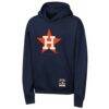 Houston Astros Mitchell & Ness Youth Retro Logo Hoodie - Navy - Front View