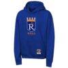 Kansas City Royals Mitchell & Ness Youth Retro Logo Hoodie - - Front View