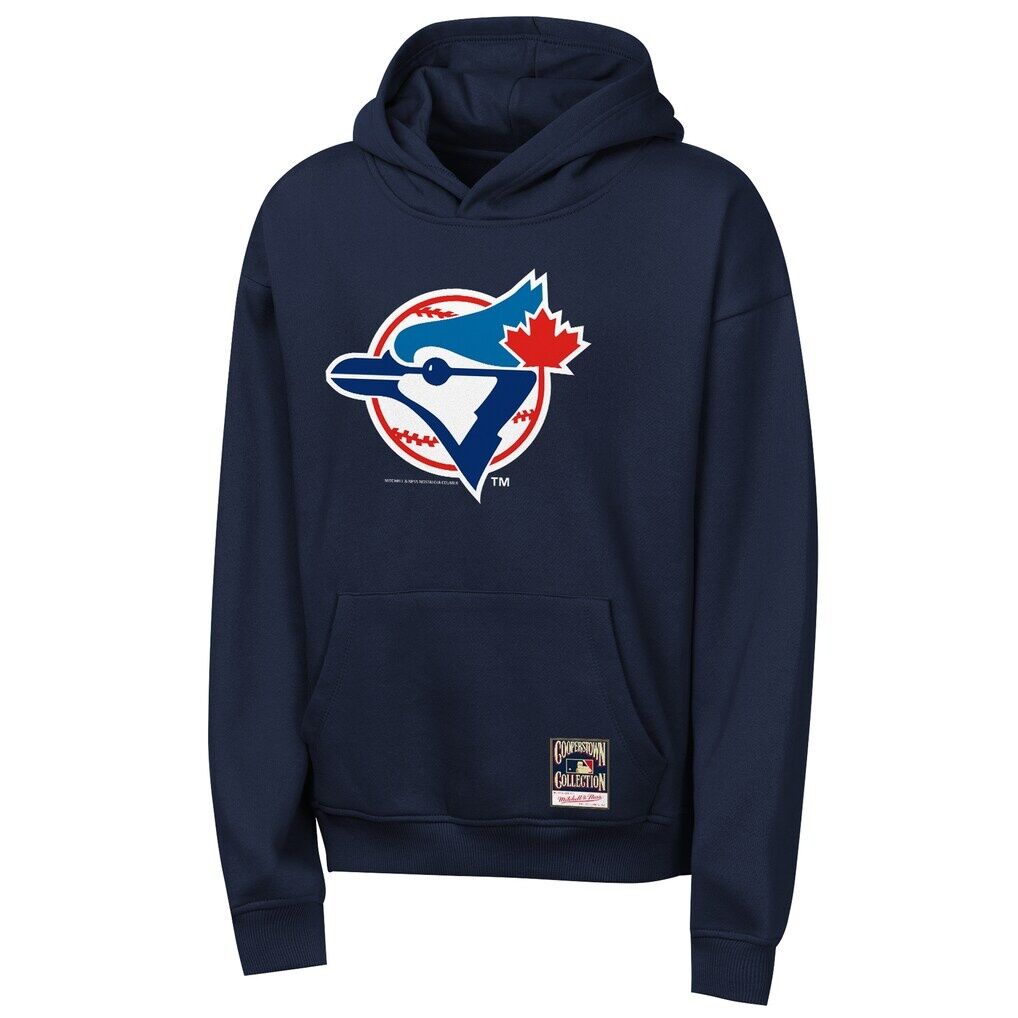 Toronto Blue Jays Mitchell & Ness Youth Retro Logo Hoodie