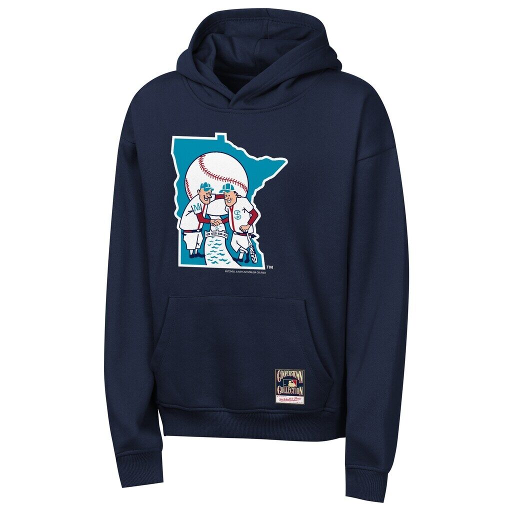 Minnesota Twins Mitchell & Ness Youth Retro Logo Hoodie