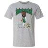 Jaylen Brown Boston Celtics 500 Level Hardwood Comic T-Shirt - - Front View